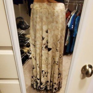 Soft Surroundings Butterfly Full Length Skirt